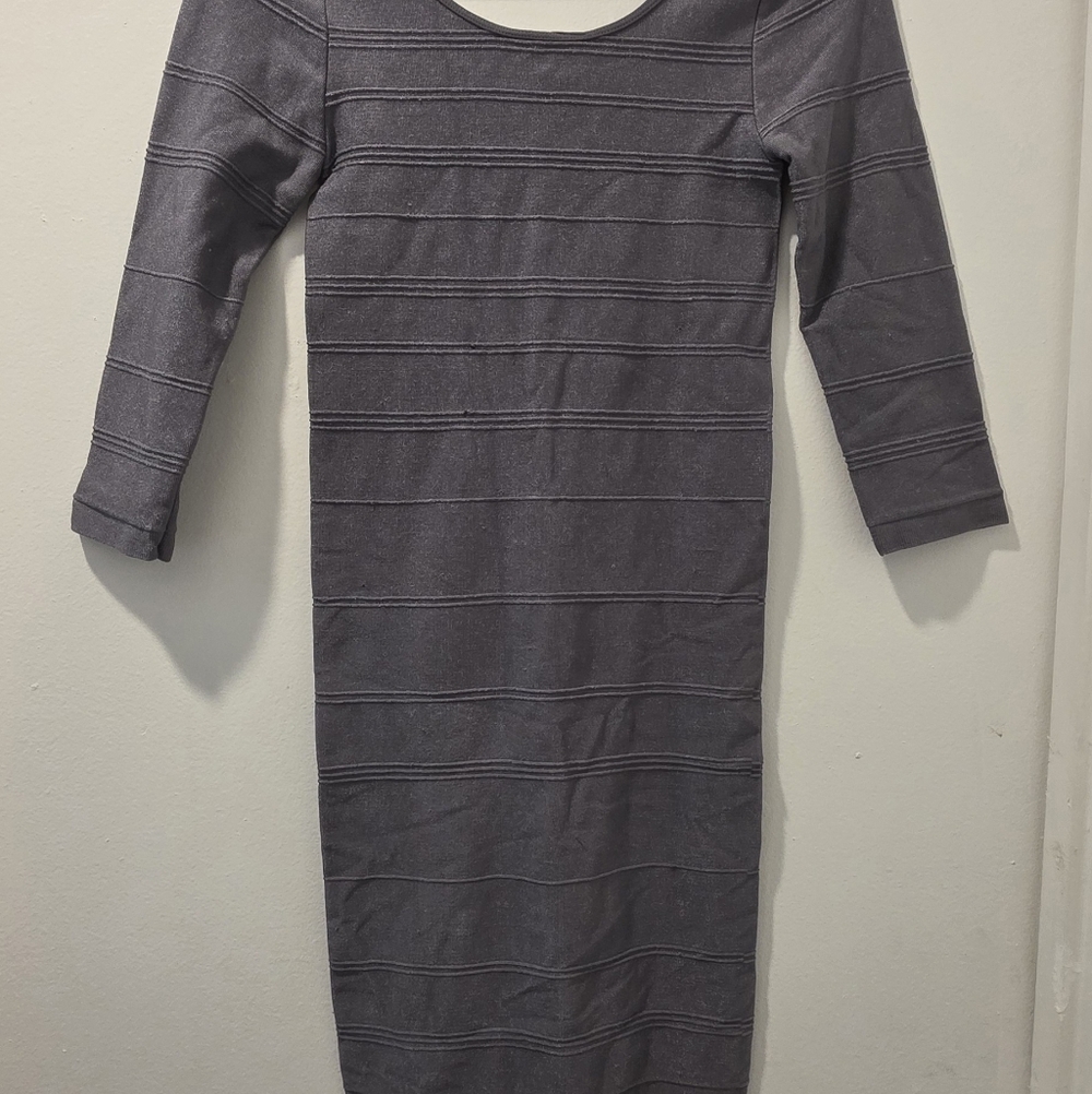 Women's Silver BodyCon Dress